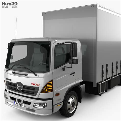 Id really appreciate someones assistan. Hino 500 FD (1027) Load Ace Box Truck 2008 3D model - Vehicles on Hum3D