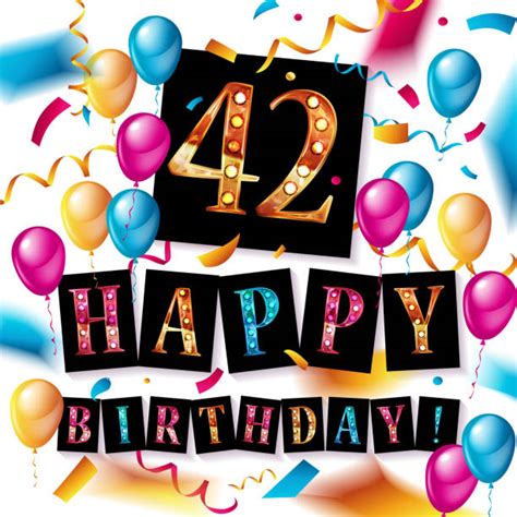 Best 42nd Birthday Illustrations Royalty Free Vector Graphics And Clip