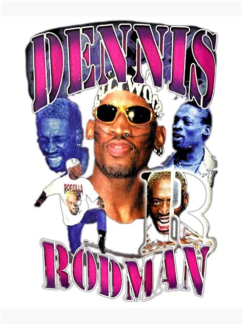 Vintage Dennis Rodman Bad Boy Chicago Bulls T Shirt S Vintage Retro