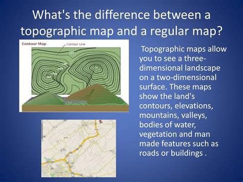 Topographic Map Vs Physical Map