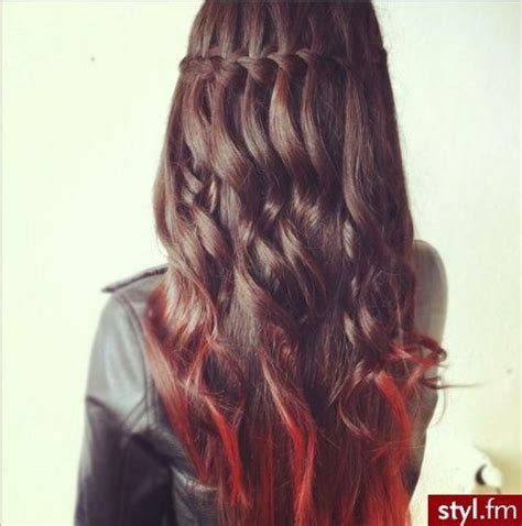 Braid And Tips Hairstyles How To Curly Hair Styles Naturally Dip Dye