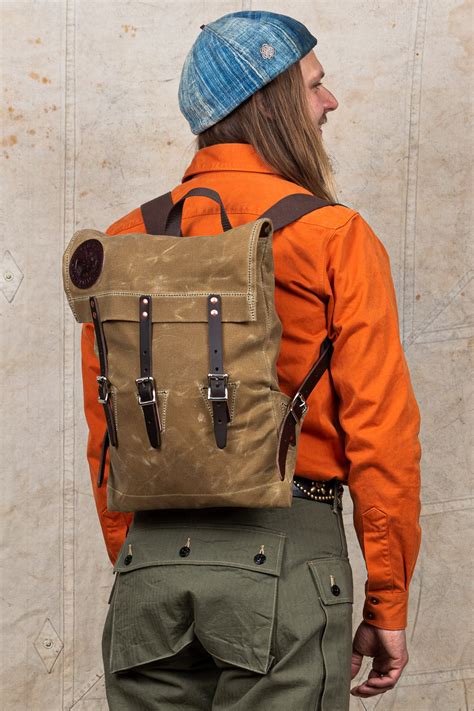 Duluth Pack Scout Pack Waxed Khaki Second Sunrise