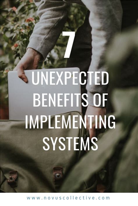 7 Unexpected Benefits Of Implementing Systems In Your Business Novus