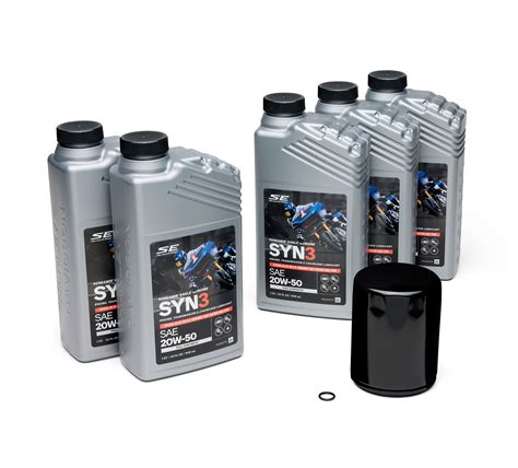 SYN3 Full Synthetic Motorcycle Lubricant Oil Change Kit –, 55% OFF