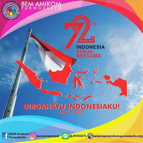 Selamat Hari Kemerdekaan Indonesia Ke 72 Sesuai Dengan Tema Indonesia
