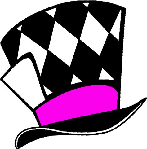 The Mad Hatter Red Queen Queen Of Hearts Clip Art Hats Png Download