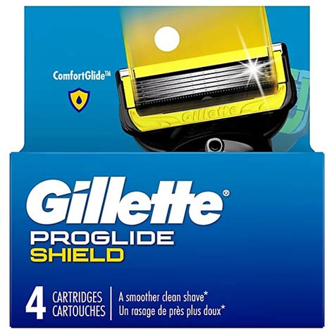 gillette proglide shield mens razor blade refills 4 count acme markets