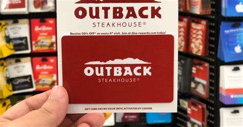 Get a $10 bj's bonus card when you buy a $50 egift card or buy a $100 bj's egift card and receive a $25 bonus card and a 20% off vip card. $70 Restaurant eGift Cards Only $50 | Outback Steakhouse, Carrabba's & more - Hip2Save