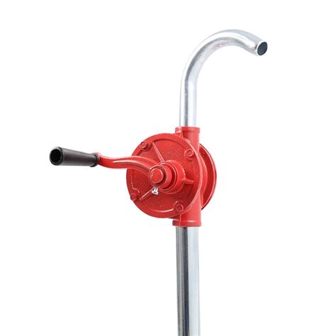 Manual Hand Crank Rotary Pump Oil Fuel Transfer Suctin Drum Barrel New