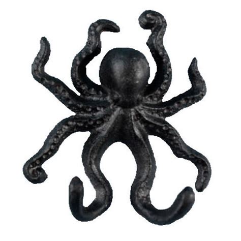 Maybe you would like to learn more about one of these? Bronze Octopus Wall Hook -5.25-in | Coastal dresser, Wall ...