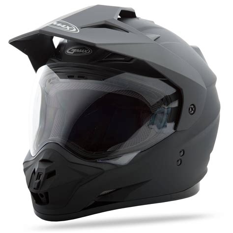 Gmax Gm11 Adventure Dual Sport Solid Helmet Dual Sport Motorcycle