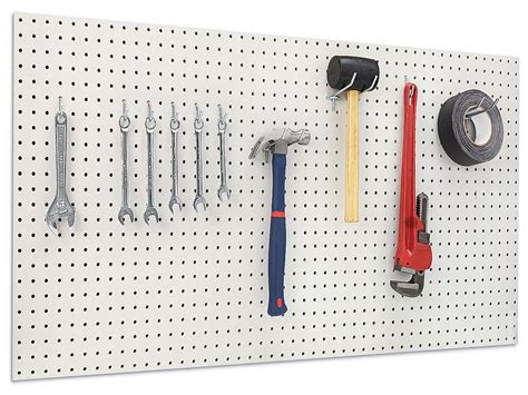 Poly Pegboard 48 X 24 White H 7791w Uline