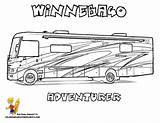 Coloring Rv Recreational Vehicle Trailer Truck Printable Vehicles Pulling Template Google Motorhome Campers Silhouette Boys Winnebago Rvs Cameo Yescoloring Drawings sketch template