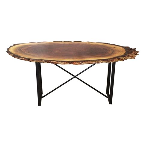 Catalina oval coffee table in walnut by copeland furniture. Walnut Live Edge Oval Coffee Table | Amish Live Edge ...