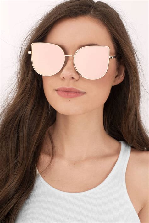 I Just Want You Pink Oversized Cat Eye Sunglasses C 19 Tobi Ca