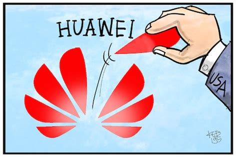 Huawei By Kostas Koufogiorgos Business Cartoon Toonpool