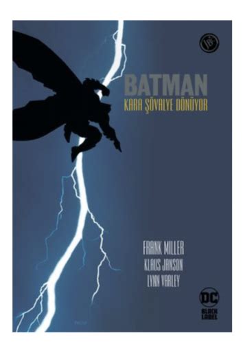 Batman Kara Sovalye Donuyor Retro Comics Cizgi Roman Turkish Book