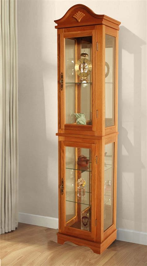 18 posts related to glass curio cabinets with lights. Erastus Lighted Corner Curio Cabinet in 2020 | Cabinet ...