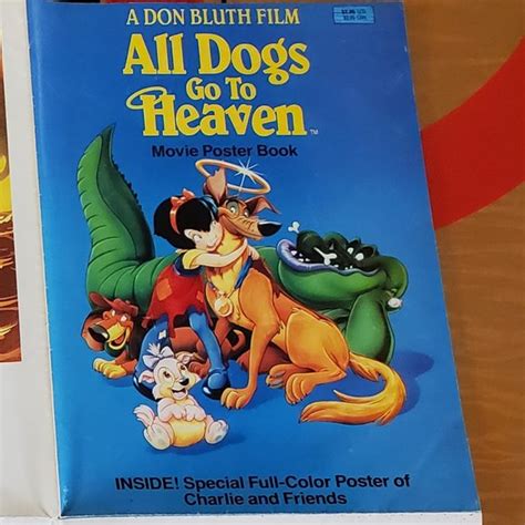 Toys All Dogs Go To Heaven Movie Poster Book Poshmark
