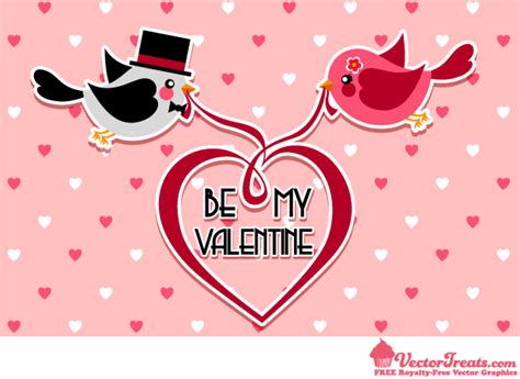 Free Valentine Vectors For Your Love Bird Free Vector Download Freeimages