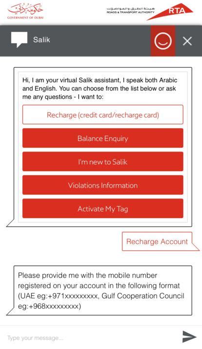 Dubais Rta Launches Chat Bot To Deliver Smart Salik Services
