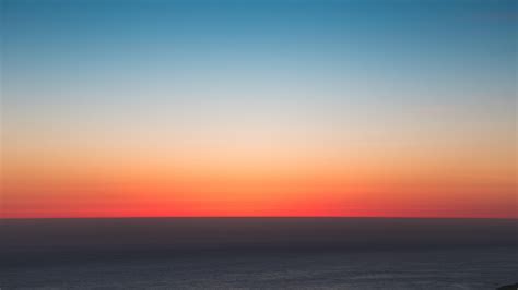 Wallpaper Horizon Sea Sunset Sky Hd Widescreen High Definition