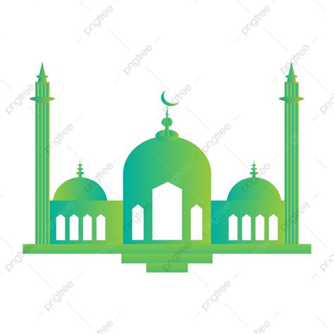 Masjid Silhouette Png Free Masjid Design Vector Png Background