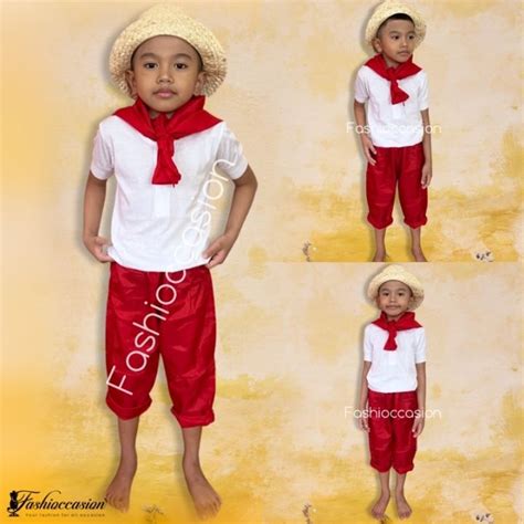 Katipunero Magsasaka With Hat Set For Buwan Ng Wika Costume And Adult Lazada Ph