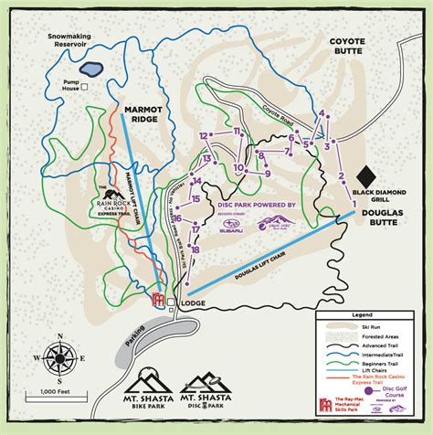 Mt Shasta Ski Parks 2019 Mt Biking Season Events Schedule Lift