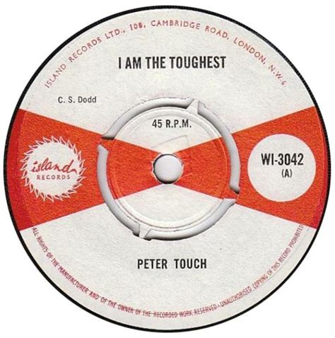 Peter Touch I Am The Toughest 1967 Vinyl Discogs