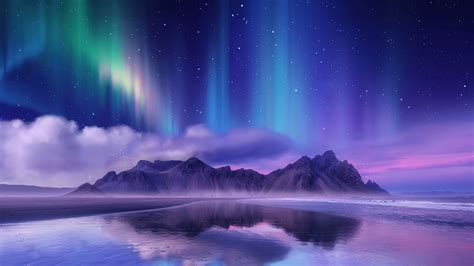 Aurora Borealis 4k Wallpaper Northern Lights Wallpaper 4k Posted By