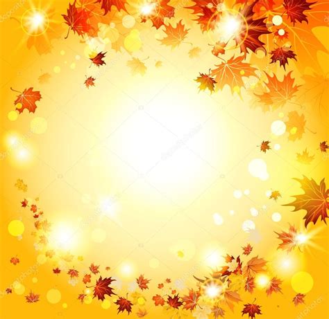 Orange Autumn Backdrop — Stock Vector © Paprika 89368576