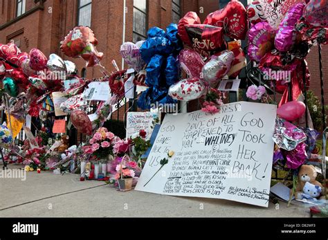 General view of tributes outside the New Hope Baptist Church ahead of
