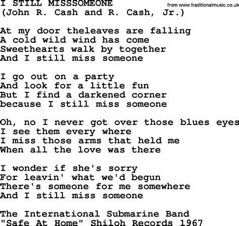 I Still Misssomeone By The Byrds Lyrics With Pdf