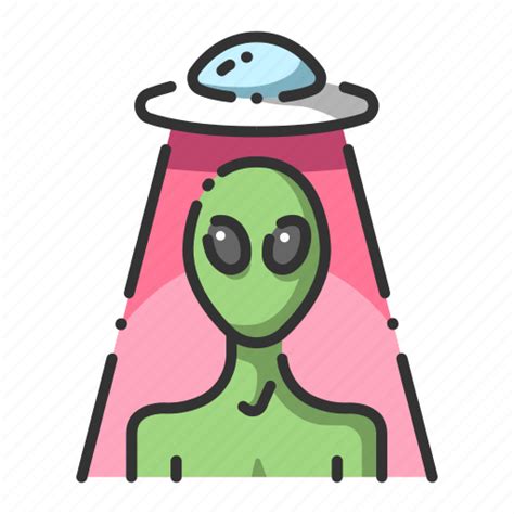 Alien Extraterrestrial Fiction Monster Science Ufo Visitor Icon