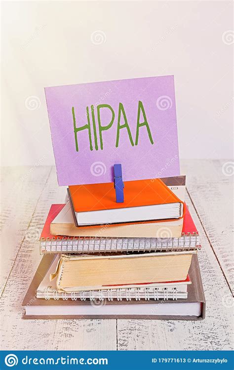 This should tell you what plan you're on, what it covers, and how much your deductible is. Text Sign Showing Hipaa. Conceptual Photo Acronym Stands For Health Insurance Portability ...