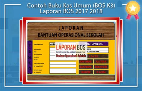 Buku kas umum bos 2018. Contoh Laporan BOS K3 Buku Kas Umum - Laporan BOS (Bantuan ...