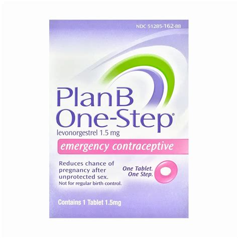 Plan B One Step Emergency Contraceptive