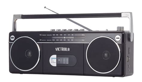 Victrola Retro Portable Wireless Bluetooth Boombox W Cassette Player