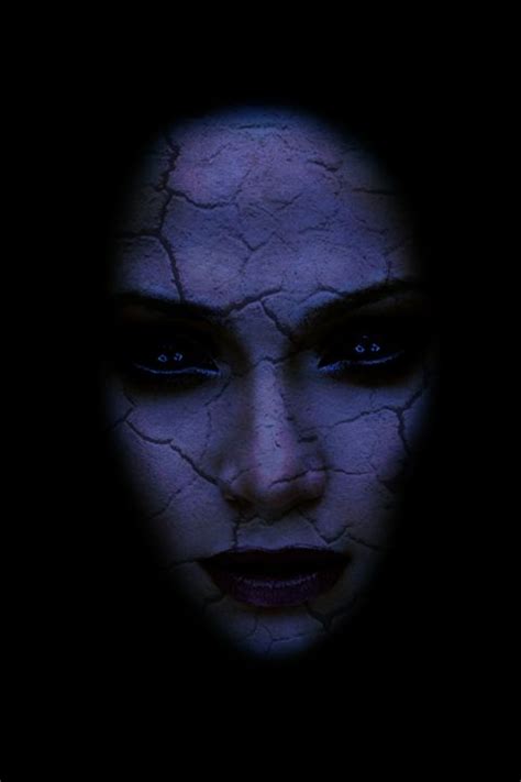 Dark Demonic Female Face Art Digital Art Fantasy Mythology Magical Devils Demons ArtPal