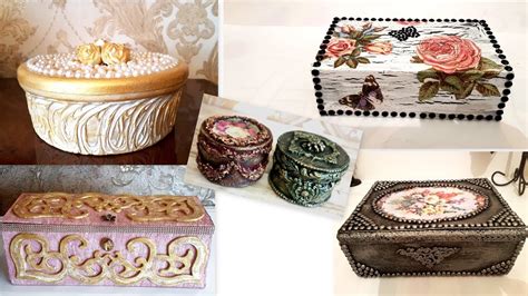 5 Beautiful Jewelry Boxes Ideas Home Decor Ideas Youtube