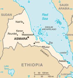 Eritrea , officially the state of eritrea, is a country in eastern africa, with its capital at asmara. List of cities in Eritrea - Wikipedia