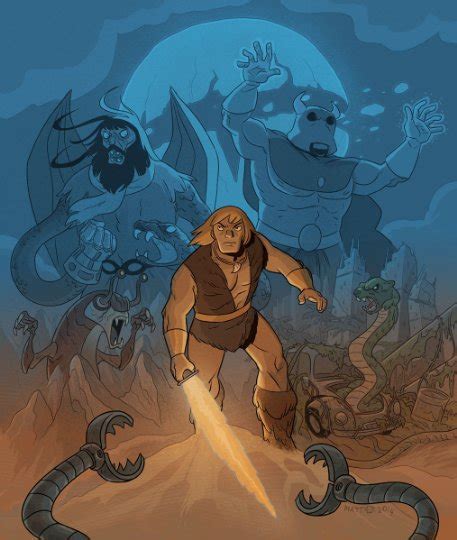 Super Powered Fiction Great Art Thundarr The Barbarian By Matt Smith