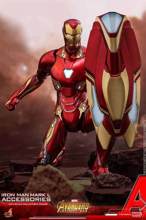 Marvel Avengers Infinity War Movie Masterpiece Diecast Iron Man Mark 50