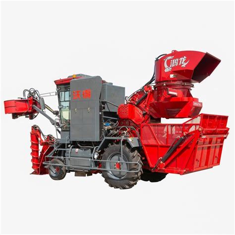 Hot Selling Combine Whole Stalk Sugar Cane Harvester With Red And Black Colour China Sugar
