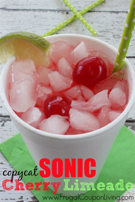 Copycat Sonic Cherry Limeade Recipe Famous Drive In Beverage