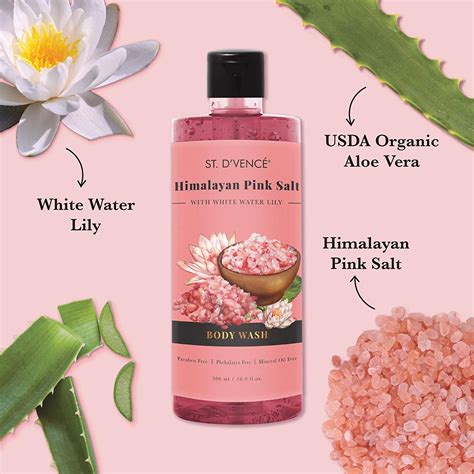 Himalayan Pink Salt Body Wash With Water Lily Best Price With Best
