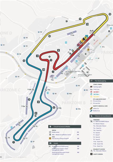 The Nürburgring Circuit Map 2020 Map Circuit Location Map