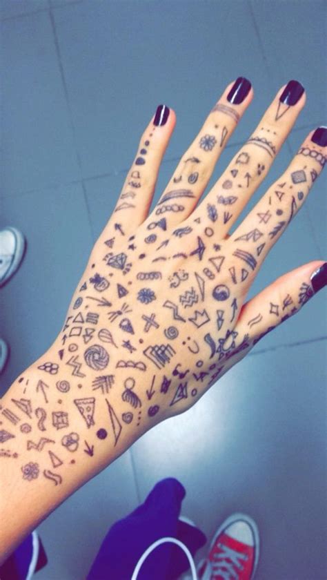 Cool And Easy Things To Draw On Your Hand Anya Roberge