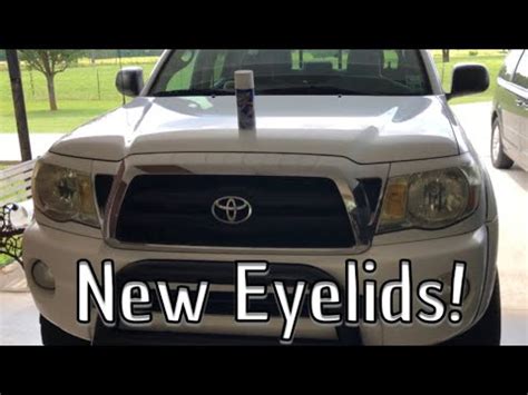 I honestly don't know if it. Easy Project: Eyelids on 05-11 Toyota Tacoma for Cheap! - YouTube